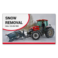 Snow Plough Tractor Snow Removal Service