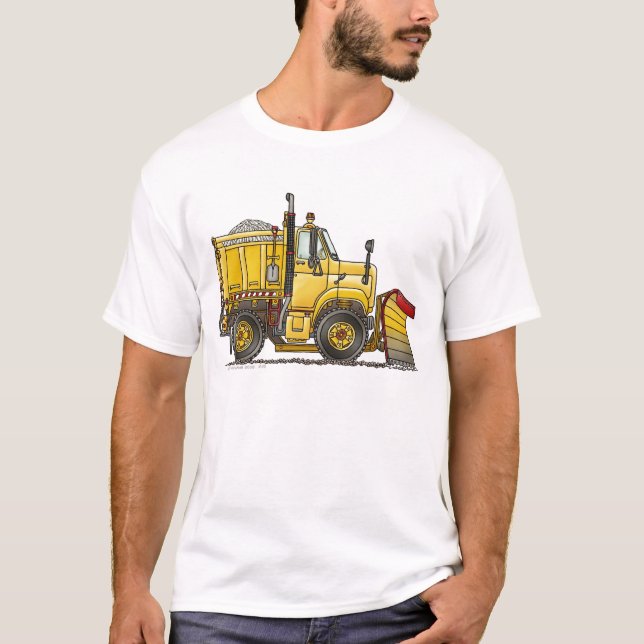 Snow Plough Truck Apparel T-Shirt (Front)