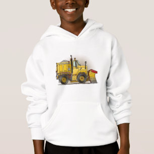 Snow Plough Truck Kids Hoodie