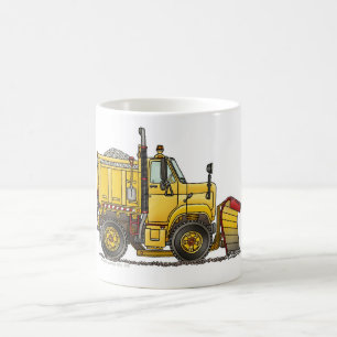Snow Plough Truck Mugs