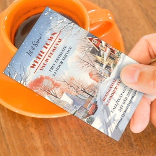 Snow Ploughing Business Card