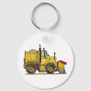 Snow Plow Truck Key Chains