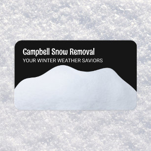 Snow Plowing Business Card