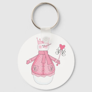 Snow Princess Holiday Tshirts and Gifts Key Ring