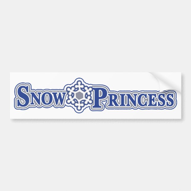 Snow-Princess-Light Bumper Sticker (Front)