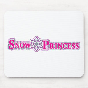 Snow-Princess-pink Mouse Mat