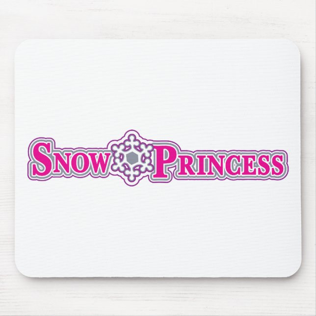 Snow-Princess-pink Mouse Mat (Front)