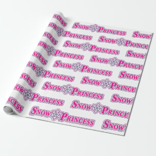 Snow Princess - Snowmobiling Wrapping Paper