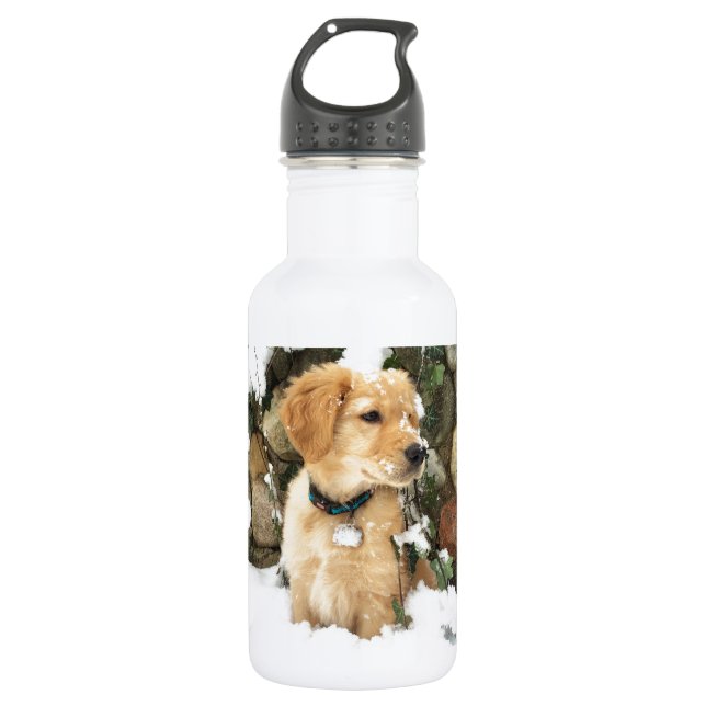 Snow Puppy 532 Ml Water Bottle (Front)