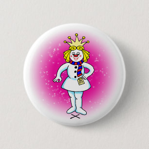 Snow Queen 6 Cm Round Badge