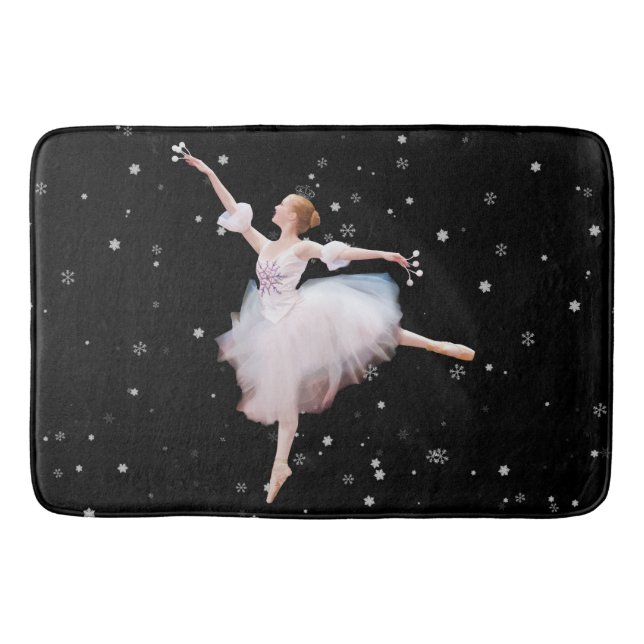 Snow Queen Ballerina Bath Mat (Front)