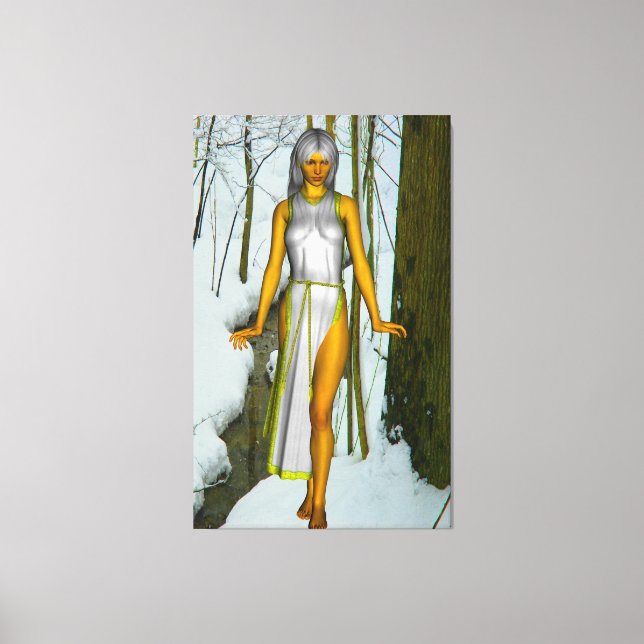 Snow Queen Canvas Print (Front)