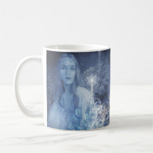 Snow Queen Christmas Fantasy Artwork Coffee Mug