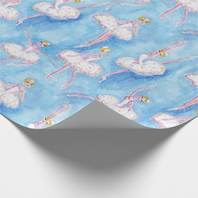 Snow Queen Christmas wrapping paper (Corner)