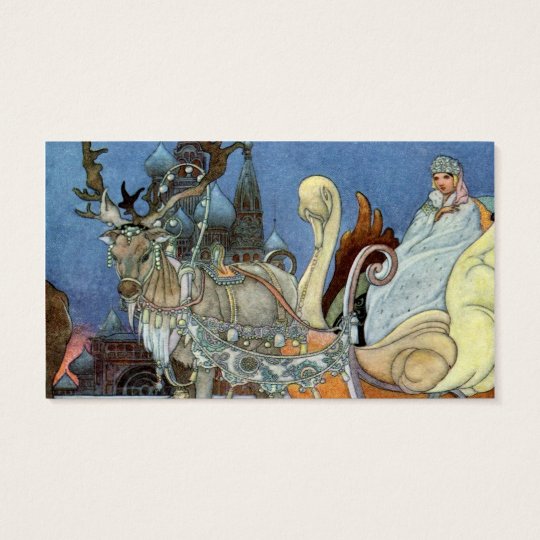 Snow Queen Ice Princess Business Card