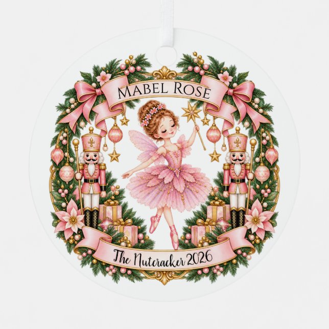 Snow Queen Nutcracker Ornament (Front)