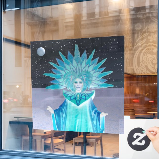 Snow Queen Wall Decal (Cafe Window)