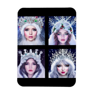 Snow Queens Winter Wonderland     Magnet