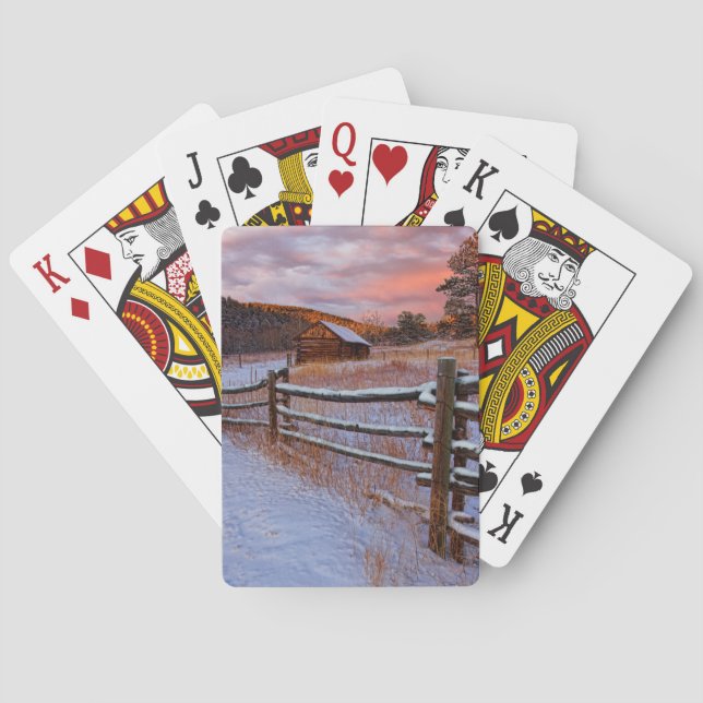 Snow Ranch Playing Cards (Back)
