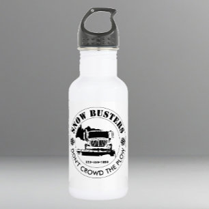 Snow Removal Business Add Your Logo Custom 532 Ml Water Bottle