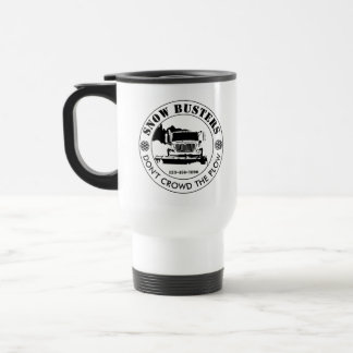 Snow Removal Business Add Your Logo Custom Travel Mug