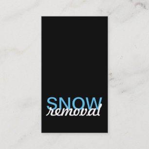 snow removal punch card