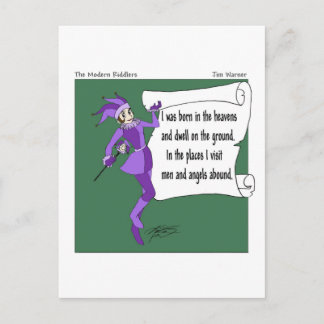 Snow Riddle Postcard