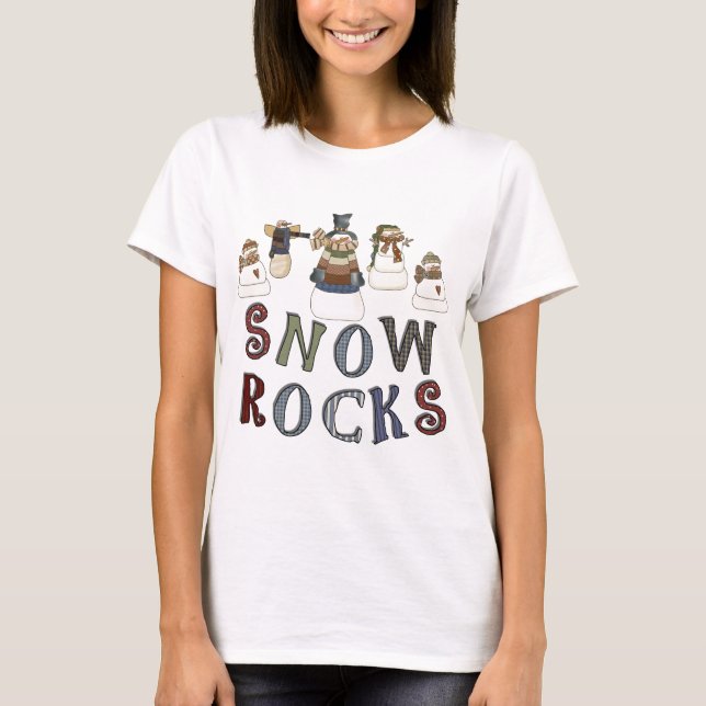 Snow Rocks  T-shirts and Gifts (Front)