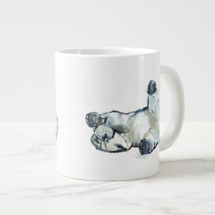 Snow Rub Large Coffee Mug
