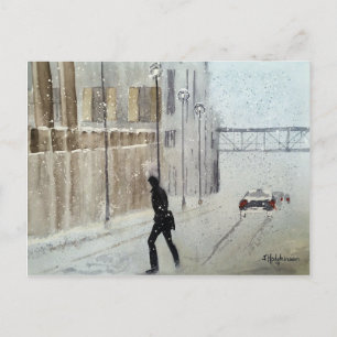 SNOW SCAPE POST CARD