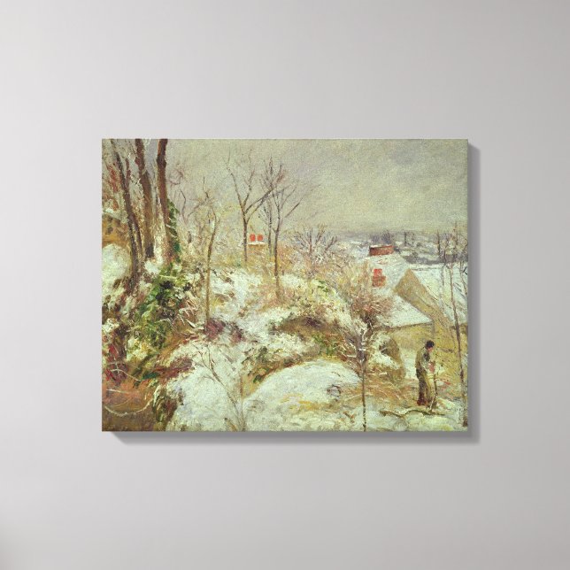 Snow Scene Canvas Print (Front)