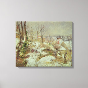 Snow Scene Canvas Print