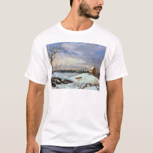 Snow scene, New England T-Shirt