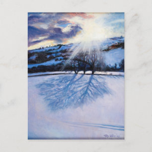Snow Shadows 2009 Postcard