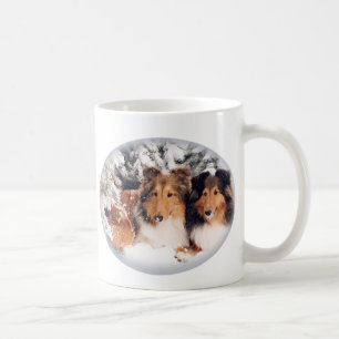 Snow Shelties Mug