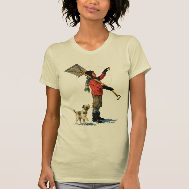 Snow Shoveler T-Shirt (Front)