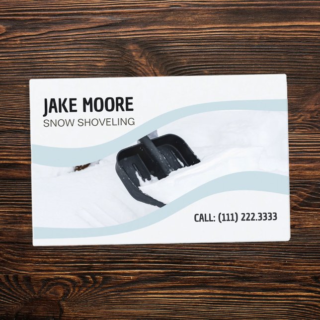 Snow Shoveling Business Card (Creator Uploaded)