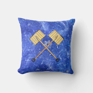 Snow Shoveling Business Cushion
