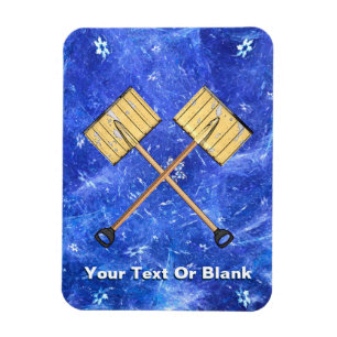 Snow Shoveling Business Magnet