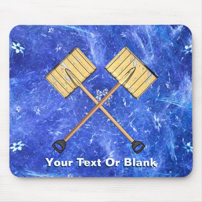 Snow Shoveling Business Mouse Mat (Front)