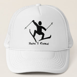 snow ski trucker hat