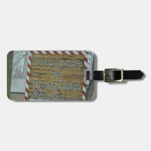 Snow Snowflake Frozen Weather North Pole Alaska Luggage Tag