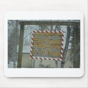 Snow Snowflake Frozen Weather North Pole Alaska Mouse Mat