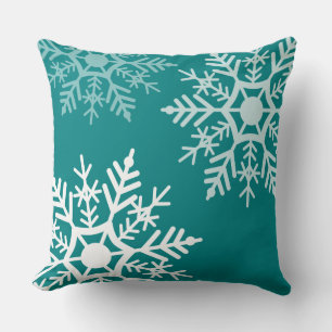 Snow Star - Christmas - Throw Cushion