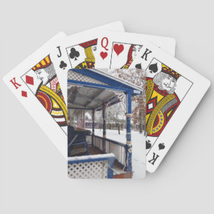 Snow Storm in Cottage City - Martha's Vineyard Playing Cards