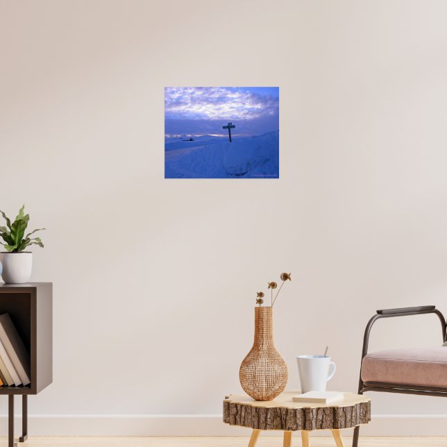 Snow & sunset poster (Living Room 3)