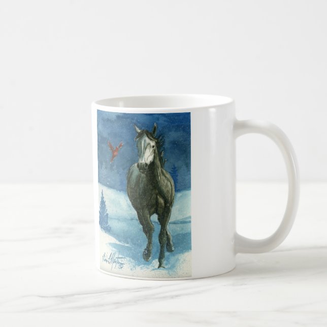 Snow Tag Mustang Classic Mug (Right)
