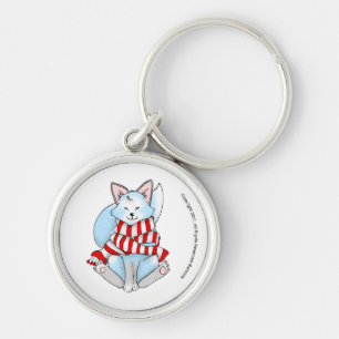 Snow the Winter Fox Keychain