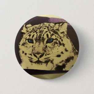 snow tiger button