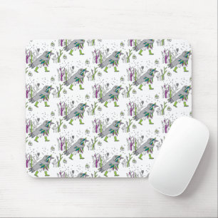 Snow time mouse mat